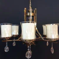 لوستر شاخه ای آنتیک|لوستر و چراغ آویز|فردیس, فردیس|دیوار