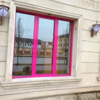 پنجره دوجداره upvc و توری پلیسه و ثابت