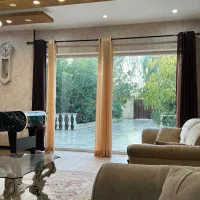 اجاره باغ ویلا استخر سرپوشیده آب گرم کردان‌چهارباغ|اجارهٔ کوتاه‌مدت ویلا و باغ|کرج, آق تپه|دیوار