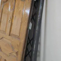 درب ورودی با درب آکاردئونی سالم|مصالح و تجهیزات ساختمان|تهران, سازمان آب|دیوار