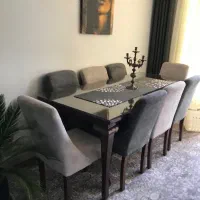 مبل هشت نفره و غذاخوری شیک و با کلاس|مبلمان خانگی و میز عسلی|بافت, |دیوار