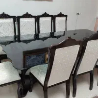 مبل استیل به همراه میز ناهار خوری ده نفره
