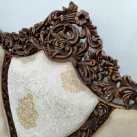 مبل سلطنتی کامل چوب منبت با دست فقط ۲۹م|مبلمان خانگی و میز عسلی|اصفهان, شفق|دیوار