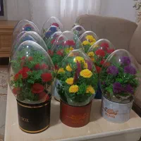 باکس گل   مصنوعی کادو شاخه