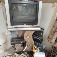 تلویزیون 21 تمیز با زیر یش|تلویزیون و پروژکتور|خورموج, |دیوار