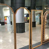 آیینه قدی چوبی فلزی حصیری مروار