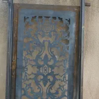 درب فلزی cnc یک لنگه