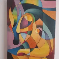 تابلو رنگ روغن سایز ۸۰ در ۶۰