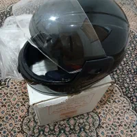 کلاه کاسکت فک دار کاملا نو بدون خط خش