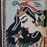 تابلوفرش دستباف جفت|تابلو فرش|تهران, ازگل|دیوار