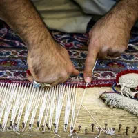 رفوگری تعمیر قالی فرش سوختگی ریشه شیرازه رفو