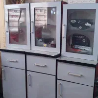 کمد کابینت ویترین آینه‌قدی کشو