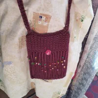 کیف بافتنی شیک و بادوام جادار