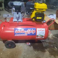 کمپرسور پمپ باد ۱۰۰لیتری موتور بنزینی