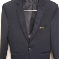 کت مجلسی پسرانه کاملا نو، تمیز وشیک رنگ سرمه‌ای