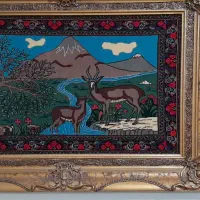 دو عدد تابلو فرش بیجار