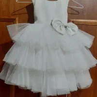 لباس عروسکی جدید درحدنو ۲ بار استفاده شده مناسب ۳