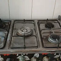 اجاق گازاستیل پنج شعله|اجاق گاز و لوازم برقی پخت‌وپز|سهند, |دیوار