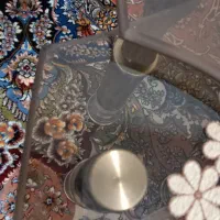 میز عسلی شیشه ای سه تایی در حد نو|مبلمان خانگی و میز عسلی|تهران, چیتگر شمالی|دیوار