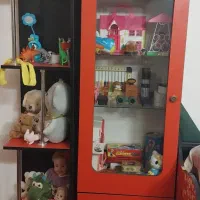 تخت نوجوان با کشو و کمد و میز تلویزیون با کشو|تخت و سرویس خواب|گرمسار, |دیوار