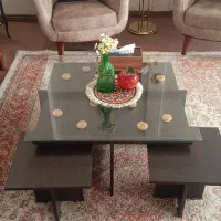 میز جلو مبلی با عسلی