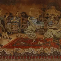 تابلو فرش انگلیسی قدیمی