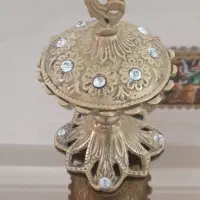 قندان برنزی یا برنجی درحدنو سنگین وزن|صنایع دستی و سایر لوازم تزئینی|گلستان (تهران), |دیوار