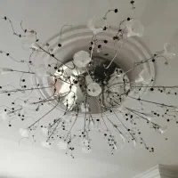 دو عدد لوستر سالم بزرگ و کوچک به همراه لامپ|لوستر و چراغ آویز|تهران, سبلان (لشگر)|دیوار