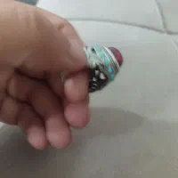 انگشتر عقیق نقره|جواهرات|خرم‌آباد, |دیوار