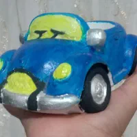 گلدان طرح ماشین|صنایع دستی و سایر لوازم تزئینی|آران و بیدگل, |دیوار