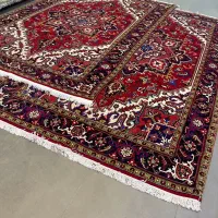 فرش دستباف (بساک) جفت ۶ م اصل هریس نو|فرش|مشکین‌دشت, |دیوار