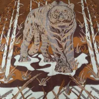 پتو دونفره ی پلنگی|رختخواب، بالش، پتو|تهران, نیروی دریایی|دیوار