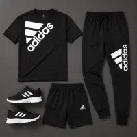 پکیج ست سه تیکه Adidas مردانه .کفش ورزشی مردانه