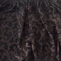 یک عدد پرده کریشه قهوه ای نو