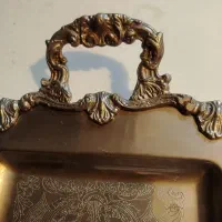 سینی قدیمی پایه دار|ظروف سرو و پذیرایی|اردبیل, |دیوار