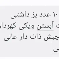 بز داشتی عالی ذات دار آبستن فروشی