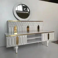 آیینه کنسول ومیزتی وی|بوفه، ویترین، کنسول|تهران, جوانمردان (اندیشه)|دیوار