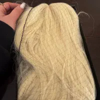 پوستیز طبیعی کلاه گیس بلوند