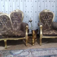 فروش مبل ۹نفره چوب راش تعویض میکنم بامبل ۹نفره|مبلمان خانگی و میز عسلی|نهاوند, |دیوار