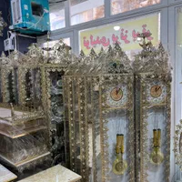 ست ساعت ایستاده برنز و بوفه برنز اصل مدل خم (برتر)