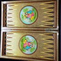 تخته نرد و صفحه شطرنج خاتم (لیلی و مجنون)|اسباببازی|تهران, تهرانسر غربی|دیوار