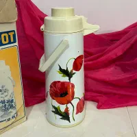 فلاسک بزرگ اصل ژاپن طرح خاص عتیقه قدیمی کلکسیونی