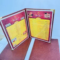 منو چرمی غذا  فست فود و رستوران|کافی‌شاپ و رستوران|قم, صفائیه|دیوار