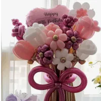 دسته گل بادکنکی هدیه ای متفاوت|خدمات پذیرایی، مراسم|همدان, |دیوار