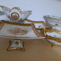 ظروف پذیرایی لیلی و مجنون لردشید دنسی و لمونژ اصل|ظروف سرو و پذیرایی|شیراز, حافظیه|دیوار