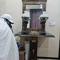 آینه وکنسول و شمعدانی کاملا سالم|بوفه، ویترین، کنسول|شهریار, شهرک شاهد|دیوار
