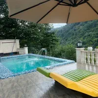 اجاره ویلا استخر رو باز رو جنگل تراس دلنشین 102|اجارهٔ کوتاه‌مدت ویلا و باغ|شفت, |دیوار