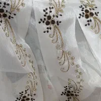 پرده حریرگلدار