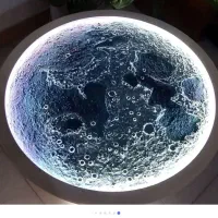 تابلو،آیینه وساعت ماه