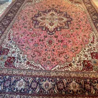 فرش دستباف۱۲ متری تبریز ۴۵ رجی طرح ترنج شبیه هریس|فرش|اصفهان, آبشار|دیوار